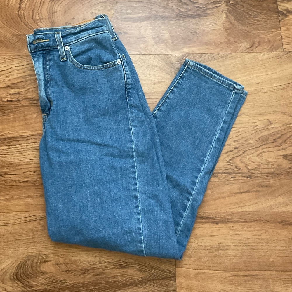 Levi high waisted mom jeans
